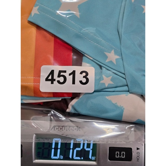 Ranch Dressn Western Style Long Sleeve Pearl Snap Shirt M Stars Stripes Retro - Picture 14 of 14